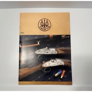 VTG 1988 Beretta Shotgun Handgun Rifle Catalog Brochure OG Firearm Collector